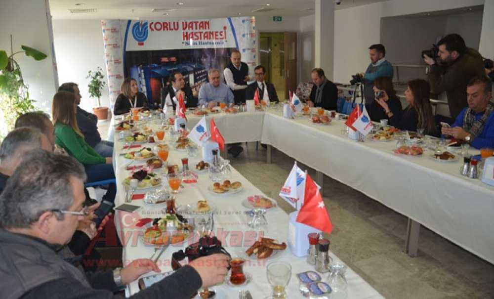 Vatan Hastanesi Gazetecileri Konuk Etti