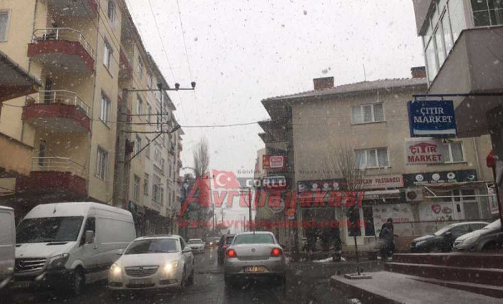 Çorlu Hafta Sonunu Karlı Geçirdi
