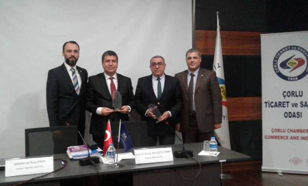 Çorlu Smmmo Mali Müşavir Adaylarına Mesleği Tanıttı