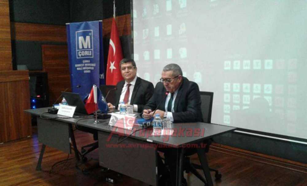 Çorlu Smmmo Mali Müşavir Adaylarına Mesleği Tanıttı