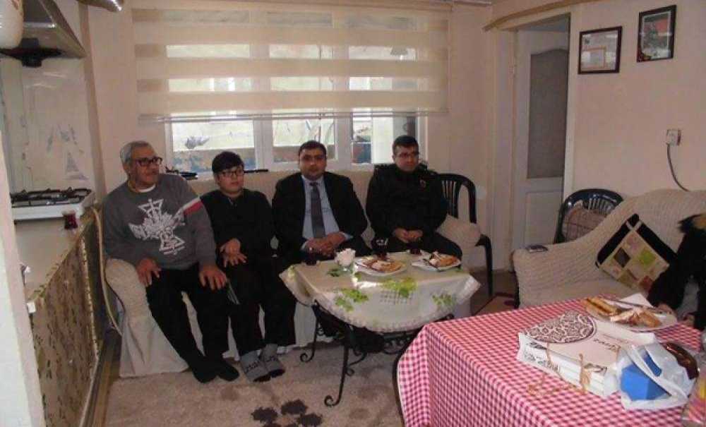 Kaymakam Kızıltoprak'tan Şehit Ailelerine Ziyaret