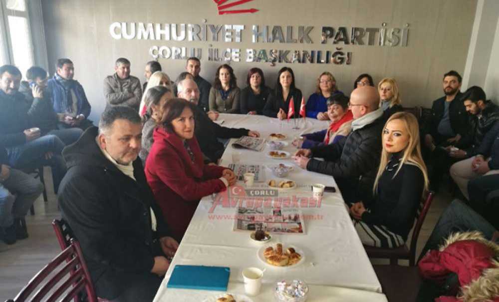 Chp Çorlu Kadın Kolları Başkanı Sema Kırkoyun Kinet: “Birileri Değil Türkiye Kazansın”