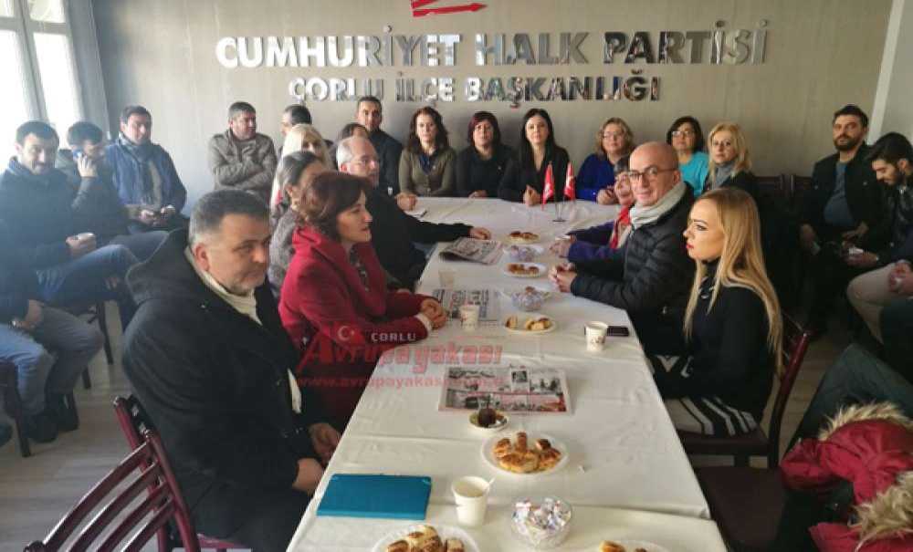 Chp Çorlu Kadın Kolları Başkanı Sema Kırkoyun Kinet: “Birileri Değil Türkiye Kazansın”