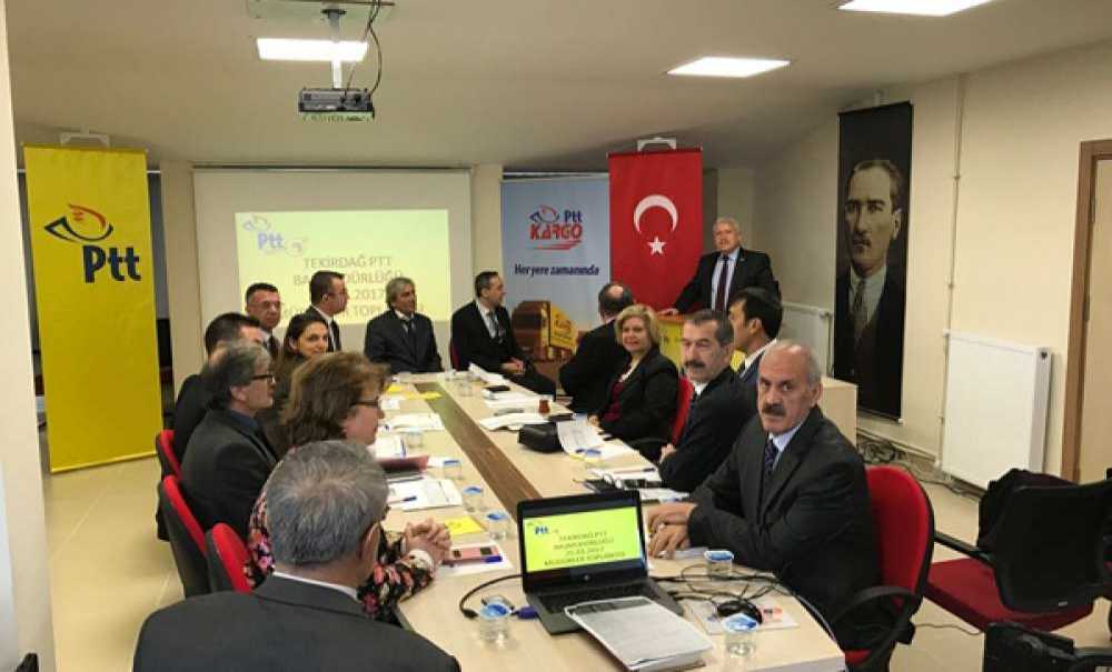 Ptt Müdürlerinden Değerlendirme Toplantısı