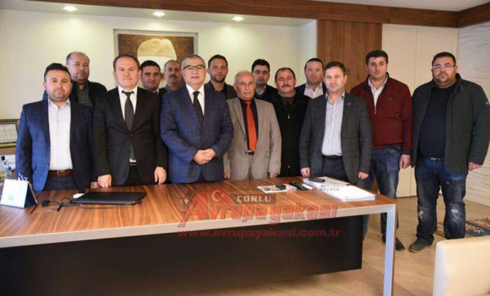 Sinoplular Derneği'nden Kaymakam Kılıç Ve Başkan Baysan'a Ziyaret