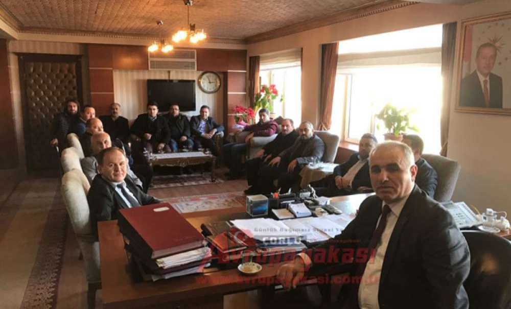 Sinoplular Derneği'nden Kaymakam Kılıç Ve Başkan Baysan'a Ziyaret