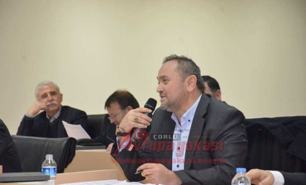 Çorlu Belediye Meclisinden Ret