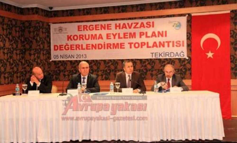 Ergene Havzası Koruma Eylem Planı Değerlendirme Toplantısı Çorlu`da Gerçekleştirildi