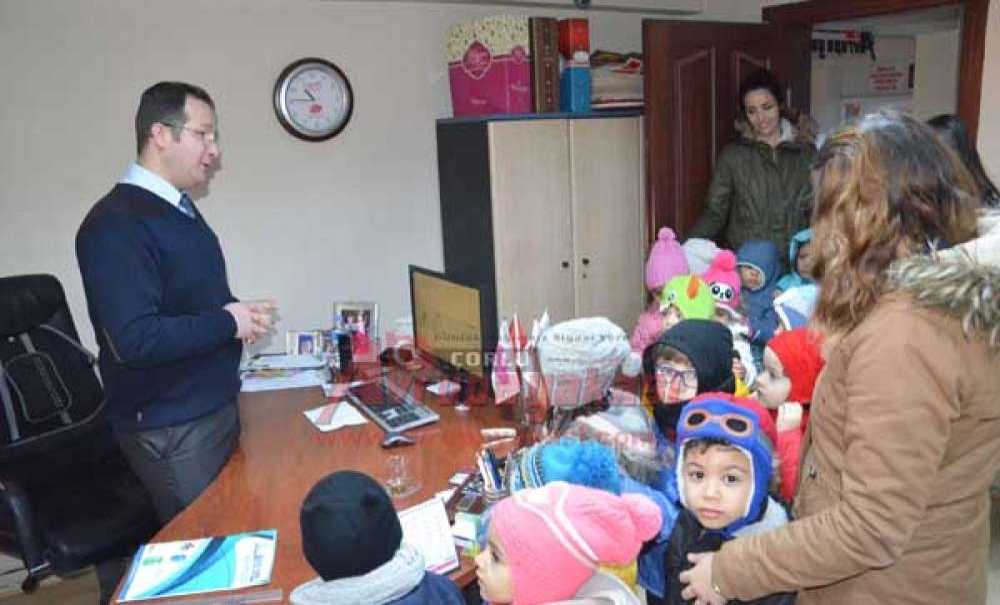 Minik Öğrencilerden Gazetemize Ziyaret