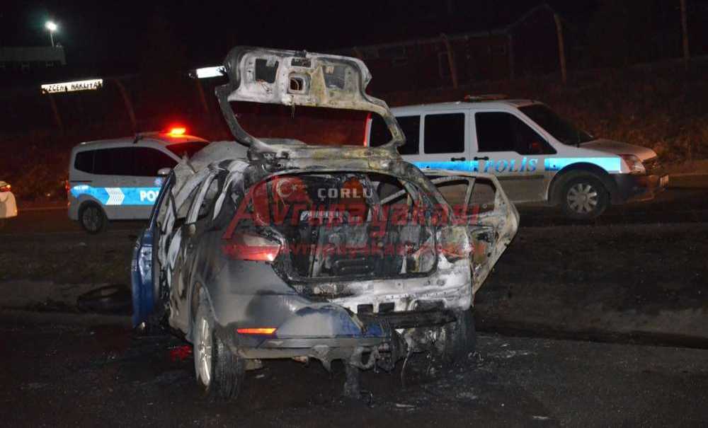 Feci Kazada Yanarak Öldü