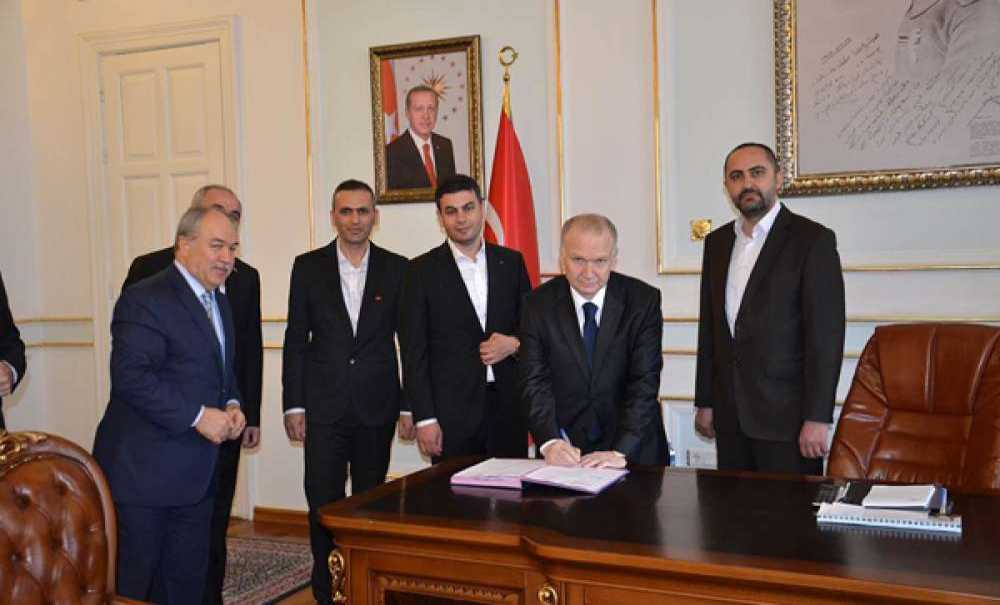 Kervancı Ailesinin Yaptıracağı Okulun Protokolü İmzalandı