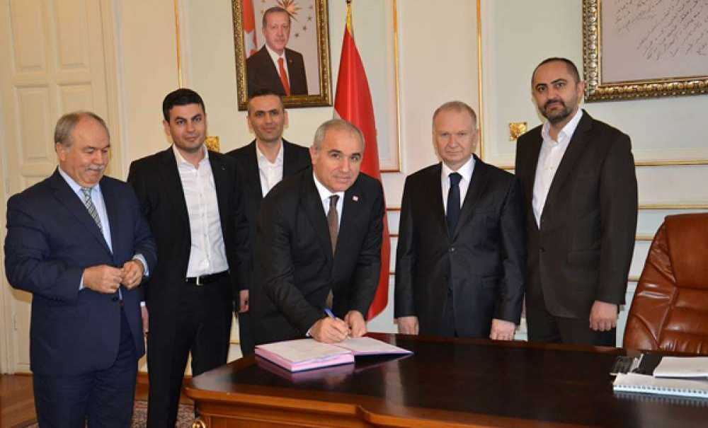 Kervancı Ailesinin Yaptıracağı Okulun Protokolü İmzalandı