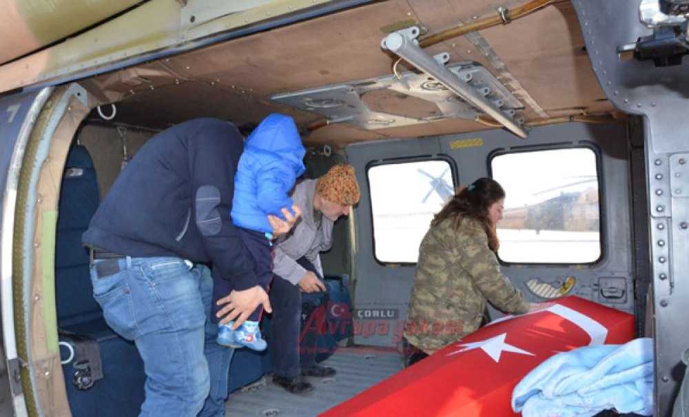 El Bab Şehidinin Naaşı Çorlu'ya Getirildi