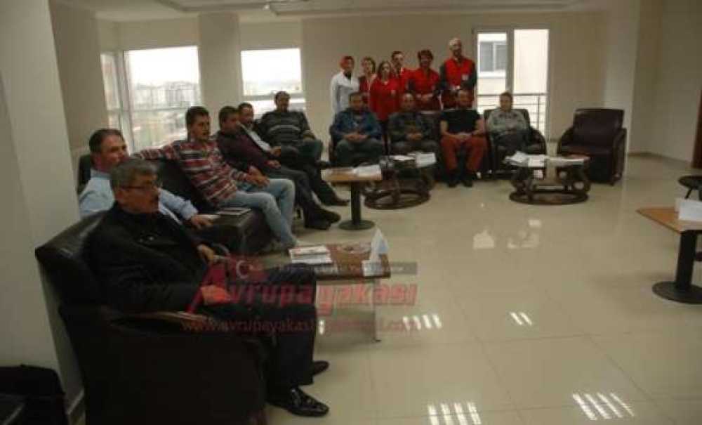 Kızılay Çorlu Şubesi`nin İlk Yardım Eğitimleri Devam Ediyor