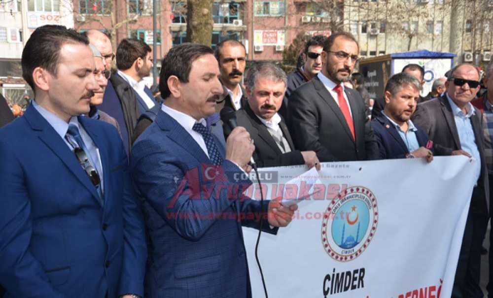 Çorlu'da 28 Şubat Açıklaması
