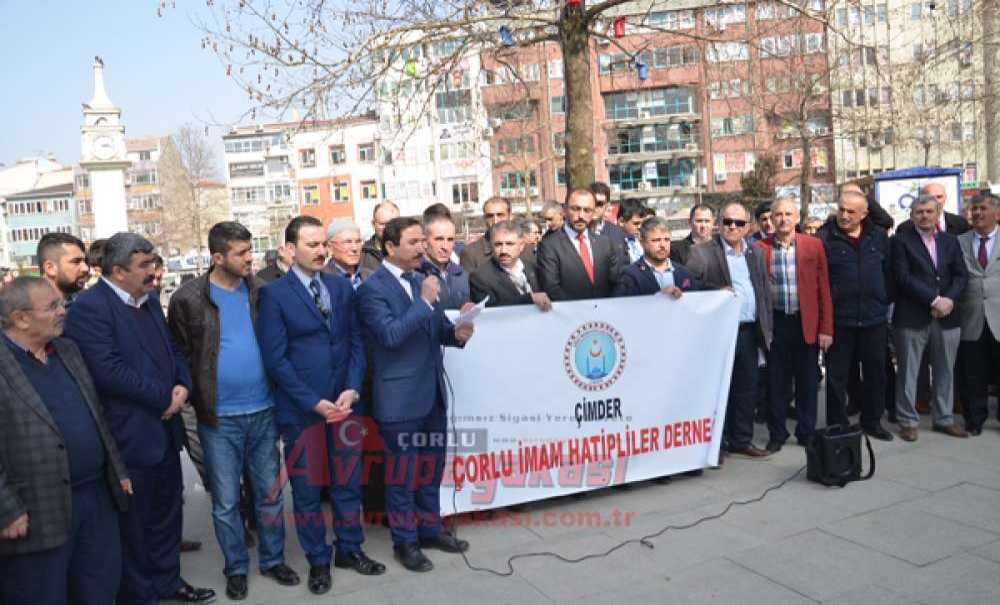 Çorlu'da 28 Şubat Açıklaması