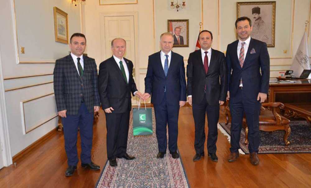 Yeşilay Tekirdağ Şubesi'nden Vali Ceylan'a Ziyaret