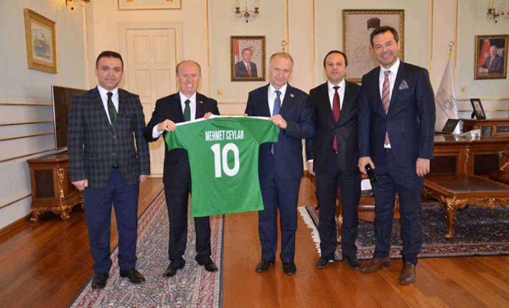 Yeşilay Tekirdağ Şubesi'nden Vali Ceylan'a Ziyaret