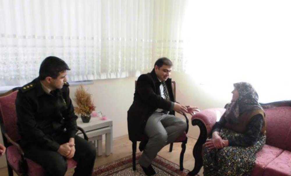 Kaymakam Kızıltoprak'tan Şehit Ailelerine Ziyaret