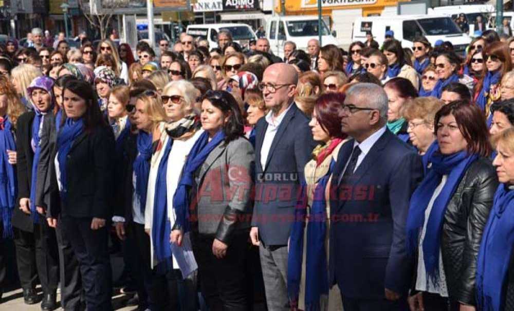 8 Mart Kadınlar Günü Çorlu'da Kutlandı