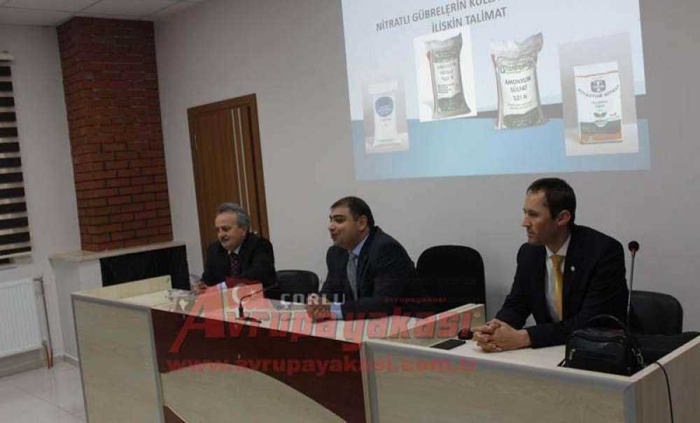 Ergeneli Çiftçilere Nitrat Bilgilendirmesi