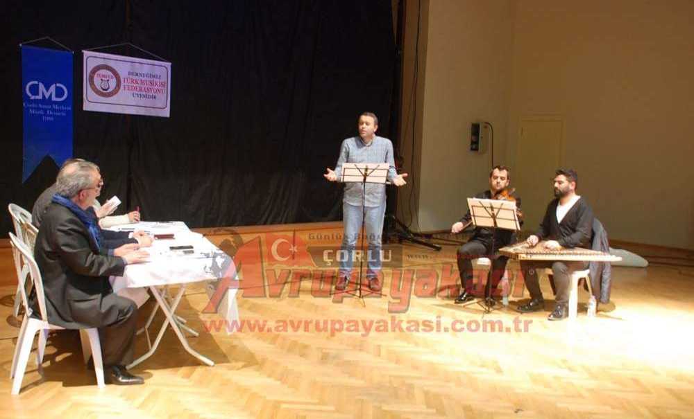 Çorlu Amatör Ses Yarışması Düzenlendi