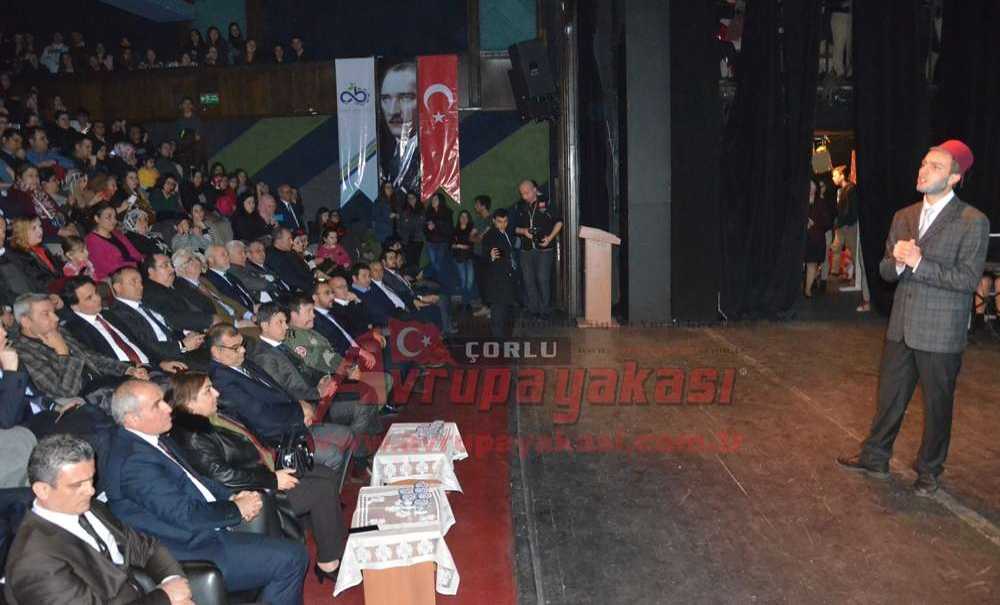 İstiklal Marşı'nın Kabulünün 96. Yıldönümü Çorlu'da Kutlandı