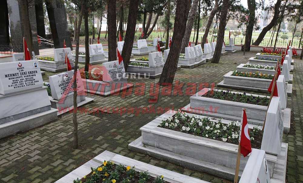 Çorlu Şehitliği Anma Gününe Hazır