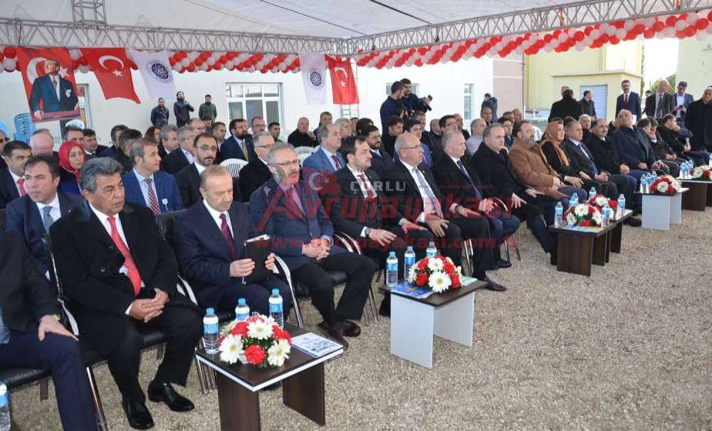 Bakan Özlü Çorlu Teknopark'ın Temelini Attı