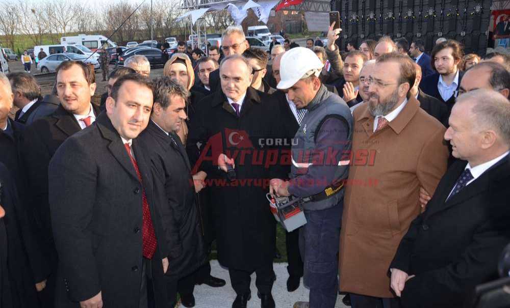 Bakan Özlü Çorlu Teknopark'ın Temelini Attı
