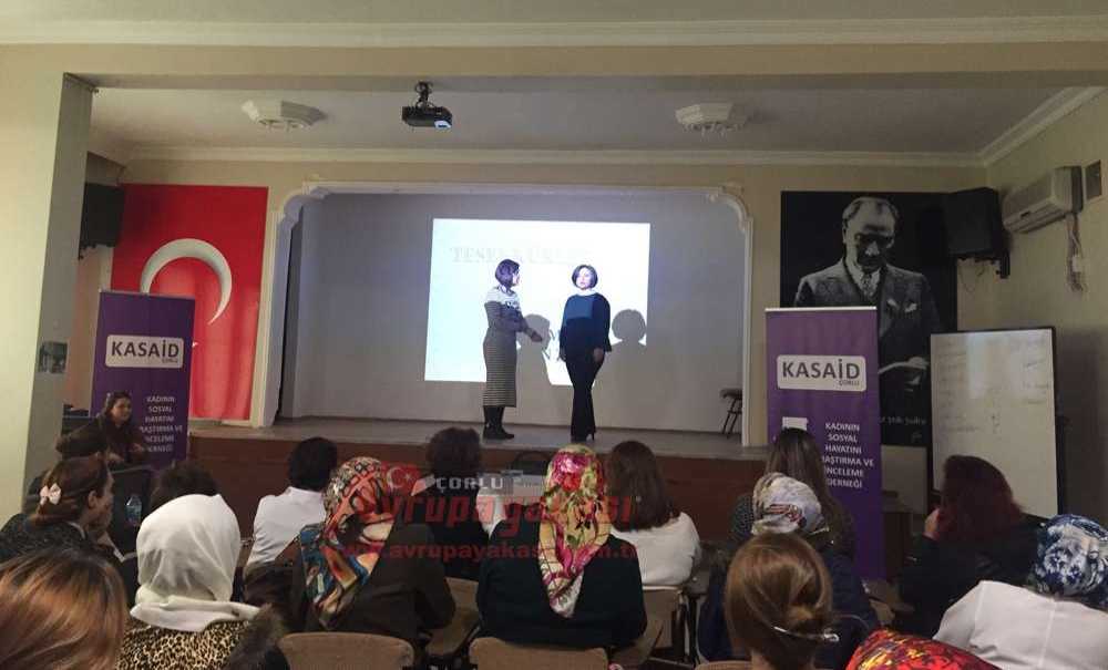 Kasaid Çorlu Şubesi'nden Kadına Yönelik Şiddetin Önlenmesi Semineri