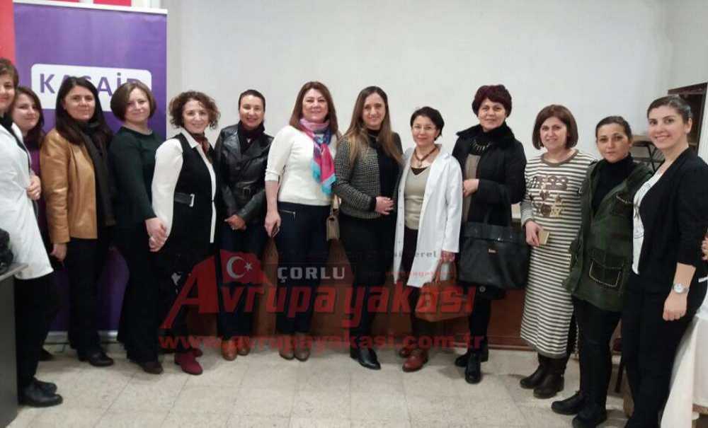 Kasaid Çorlu Şubesi'nden Kadına Yönelik Şiddetin Önlenmesi Semineri