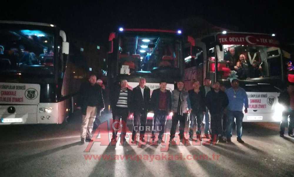 Çorlu Sinoplular Derneği'nden Çanakkale Çıkarması