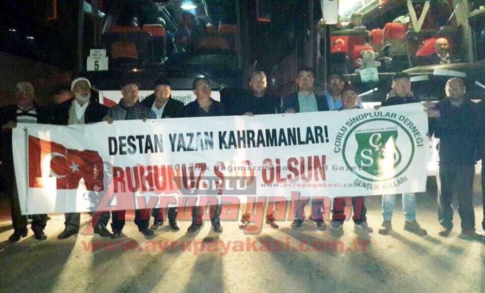 Çorlu Sinoplular Derneği'nden Çanakkale Çıkarması