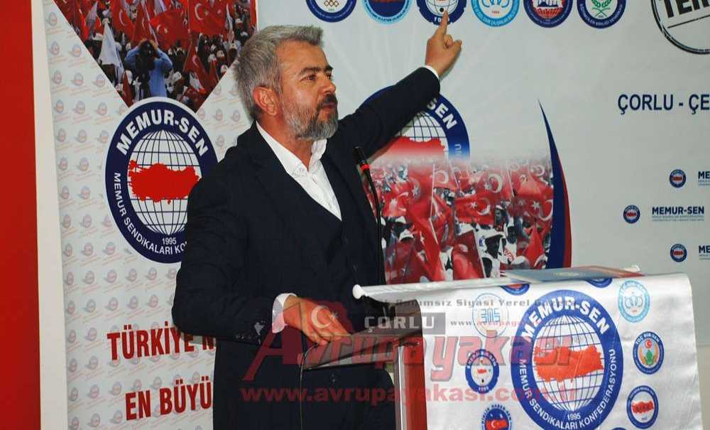 Eğitim Bir – Sen Genel Başkan Yardımcısı Atilla Olçum: “Hayata Tasarruf Edilemez Ya Dava Uğruna Sarf Edilir Ya Arzu Uğruna İsraf Edilir”