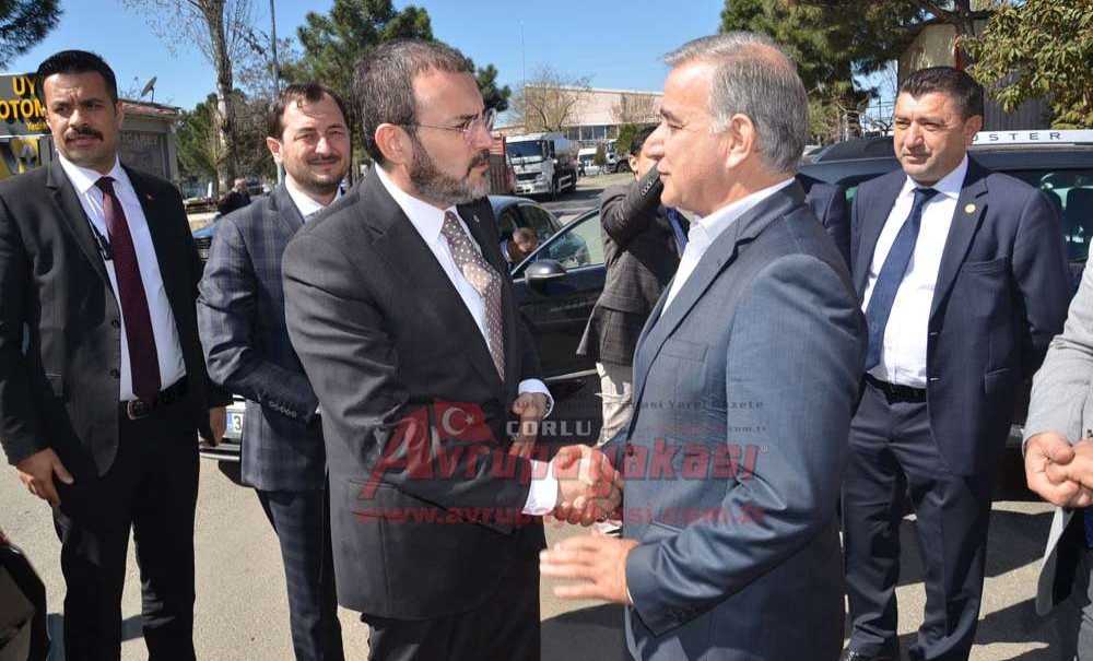 Eski Bakan Mahir Ünal Çorlu'da