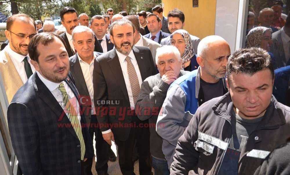 Eski Bakan Mahir Ünal Çorlu'da