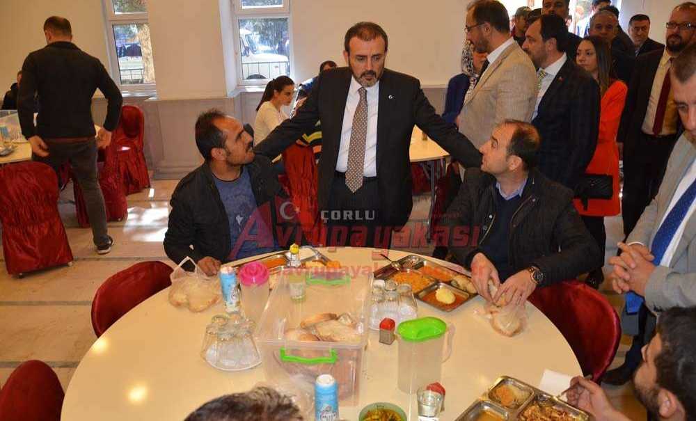 Eski Bakan Mahir Ünal Çorlu'da