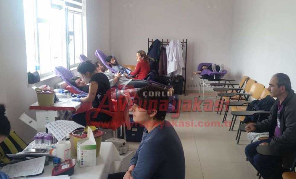 Çorlu Myo'dan Kan Bağışı