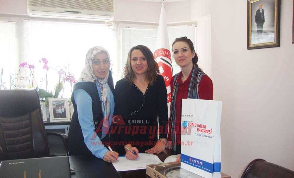 Vatan Hastanesi'nden Çorlulu Kahvecilere İndirimli Sağlık Hizmeti