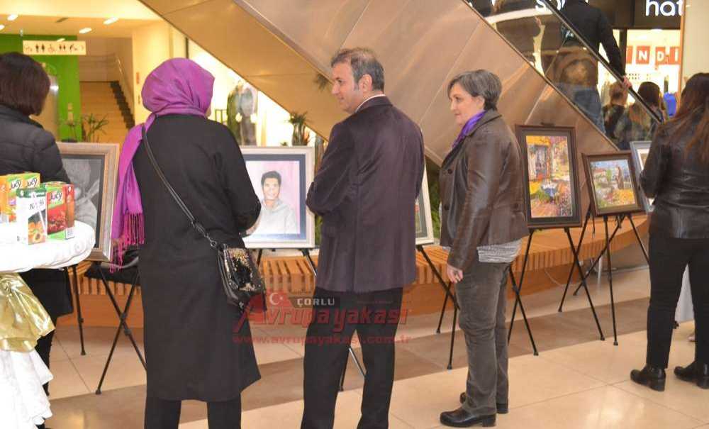 Nkü Çmf Öğrencisinden Resim Sergisi