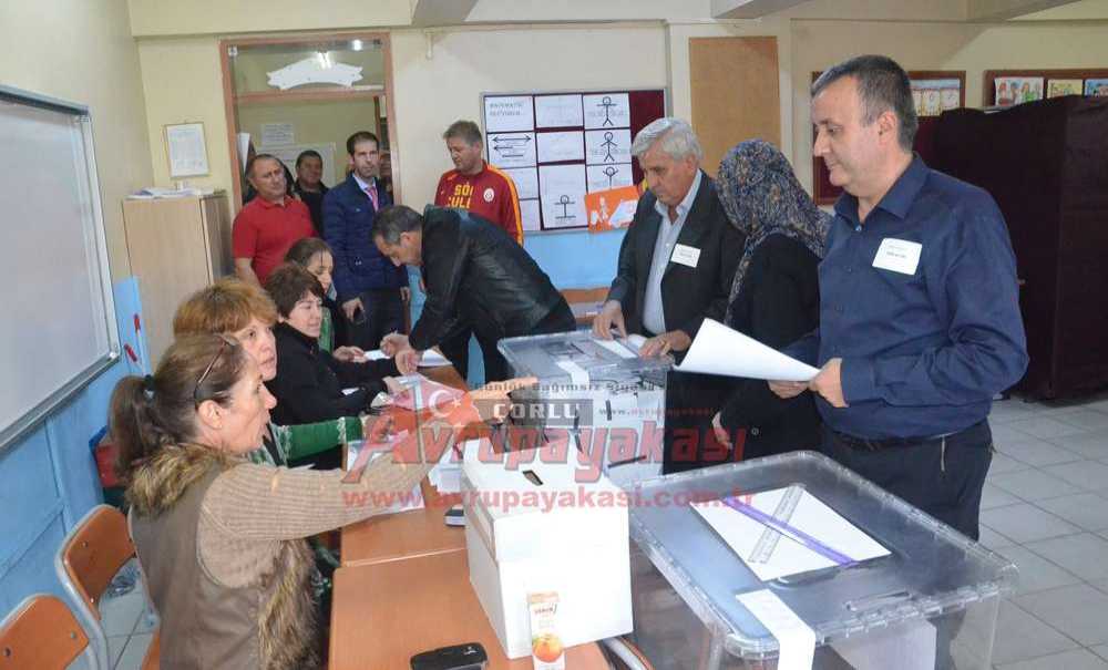 Çorlu'daki Bulgaristan Vatandaşları Sandık Başına Gitti