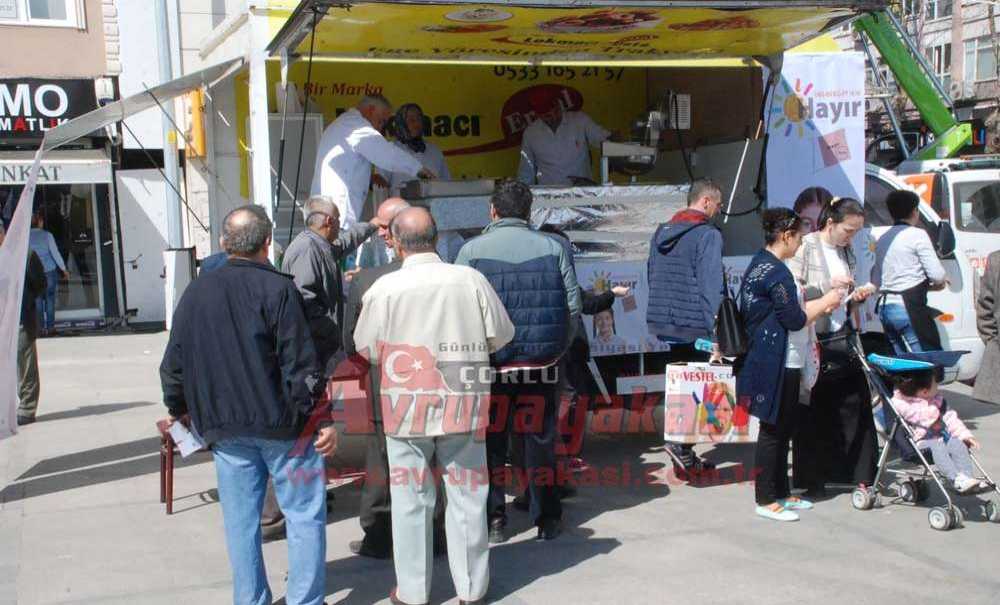 Chp Çorlu İlçe Örgütü'nden Hayır Lokması