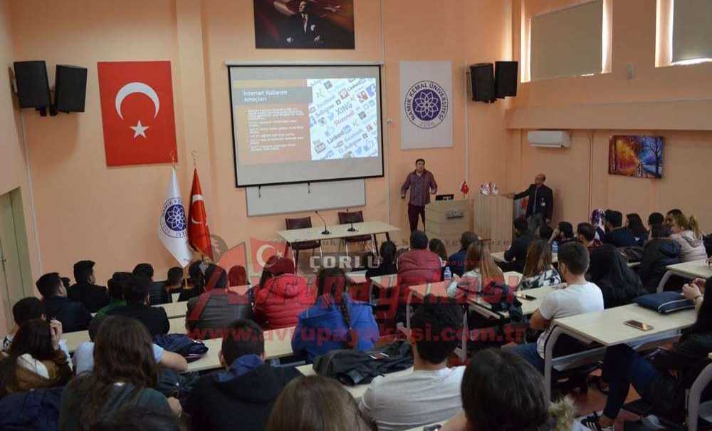 Çorlu Myo Öğrencilerine Güvenli İnternet Semineri