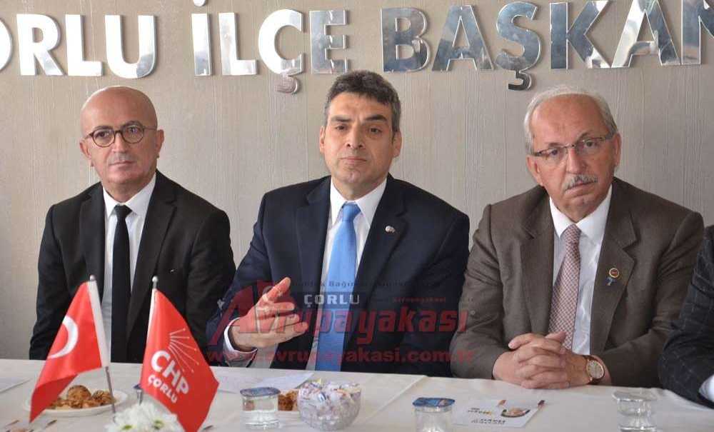 Chp Eski Genel Başkan Yardımcısı 24. Dönem Milletvekili Umut Oran Çorlu'da