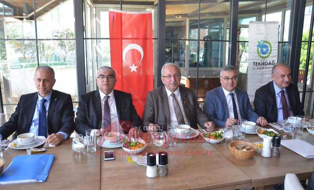 Tekirdağ Büyükşehir Belediye Başkanı Kadir Albayrak Çorlu Basını İle Bir Araya Geldi