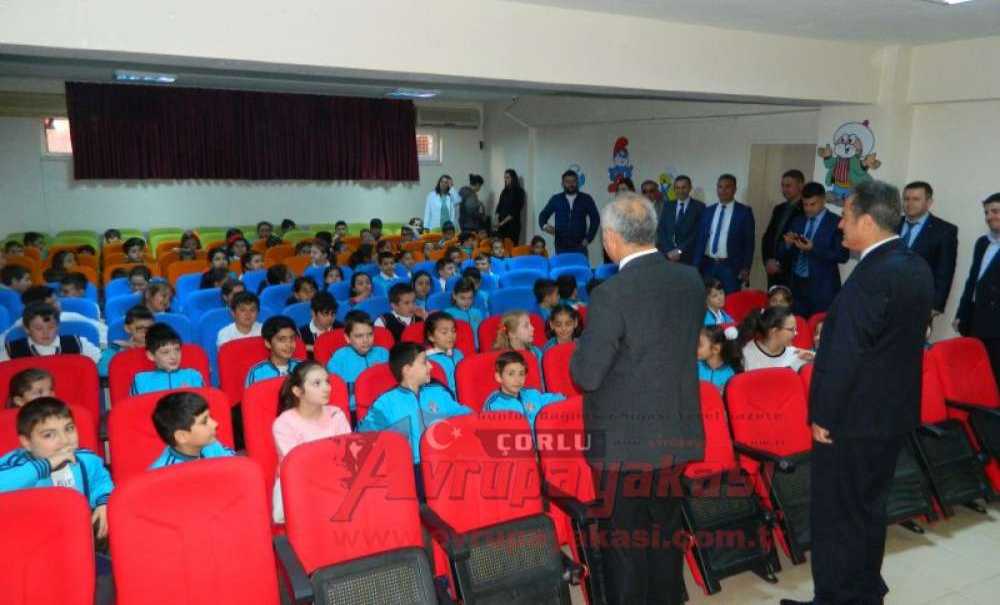 Çorlu'da Öğrencilere Trafik Eğitimi