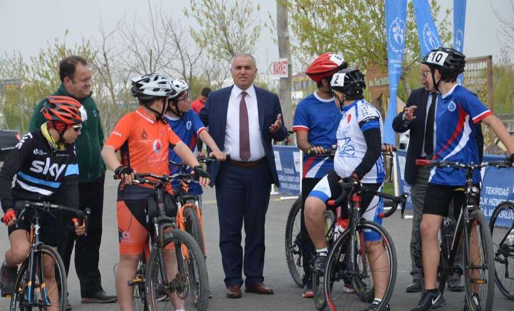 Bisiklet İl Birinciliği Yarışları Çorlu'da Yapıldı