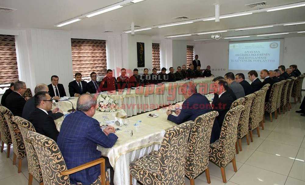 Referandum Güvenlik Toplantısı Yapıldı