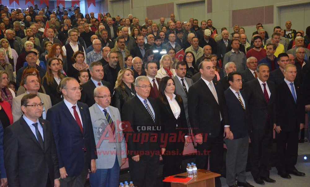 Chp Eski Genel Başkanı Ve Milletvekili Deniz Baykal Çorlu'da
